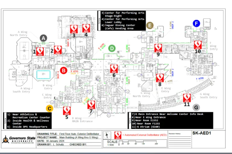 Main Campus 1st Floor AED