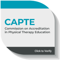 CAPTE, Commission on Accreditation in Physical Therapy Education logo.